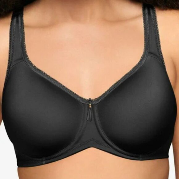 Wacoal full bust minimizer Basic Beauty Contour Bra spacer tshirt black NWT 38G - Picture 1 of 1